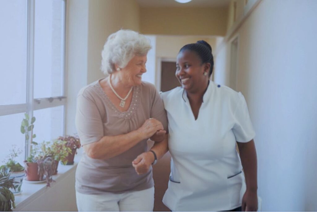 elders in home care services